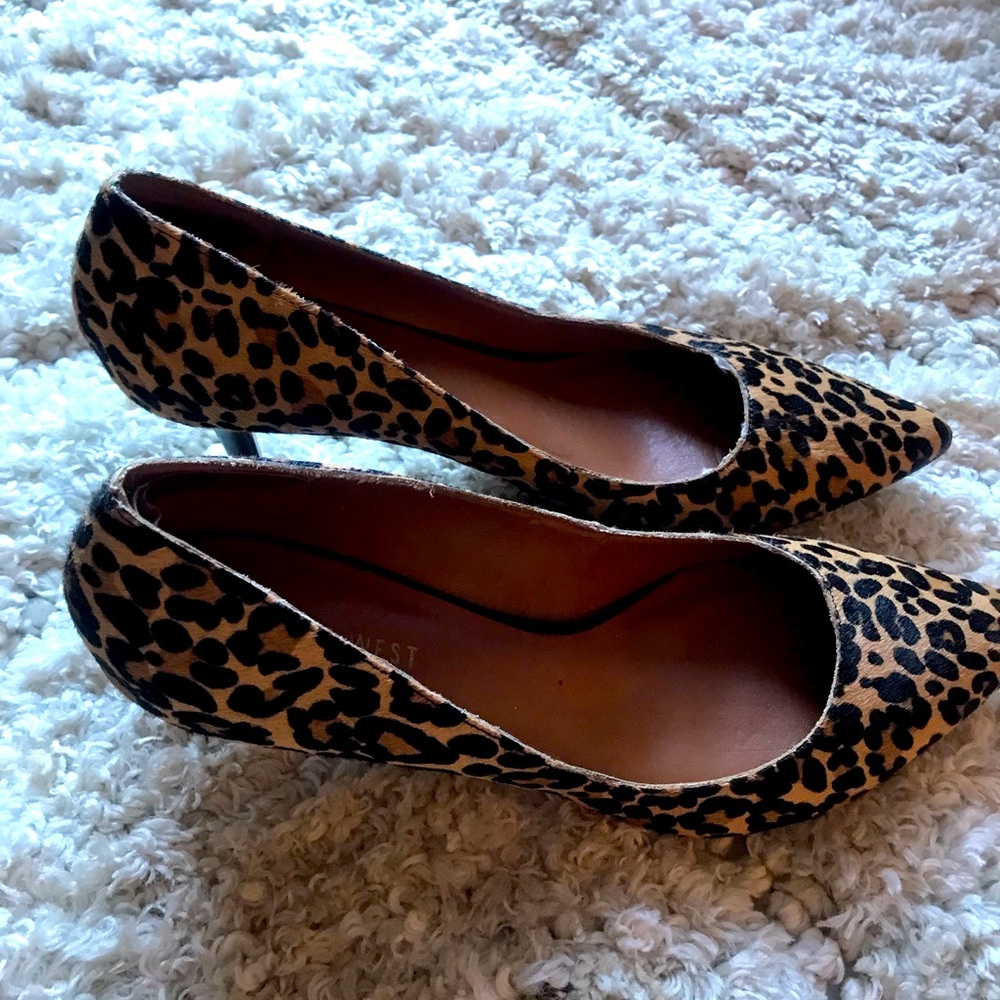 Nine West Cheetah Heels